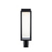 Modern Form PM-W73520 frame 1-lt 20" Tall LED Outdoor Post Light - Black