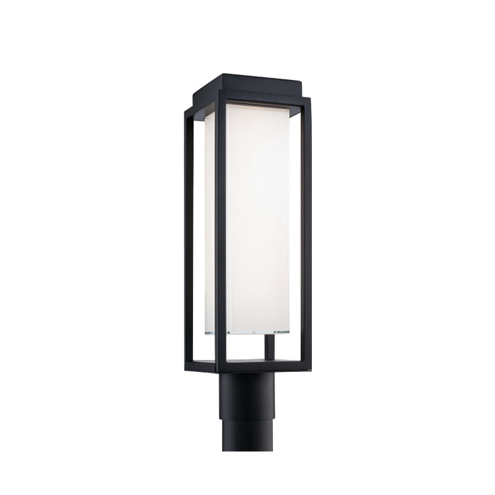 Modern Form PM-W73520 frame 1-lt 20" Tall LED Outdoor Post Light - Black