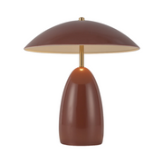 Alora Mood TL437012 Poppy 1-lt 14" Tall LED Table Lamp - Burgundy