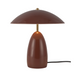 Alora Mood TL437012 Poppy 1-lt 14" Tall LED Table Lamp - Burgundy