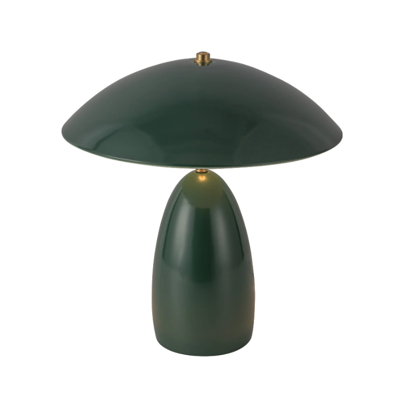 Alora Mood TL437012 Poppy 1-lt 14" Tall LED Table Lamp - Pine Green