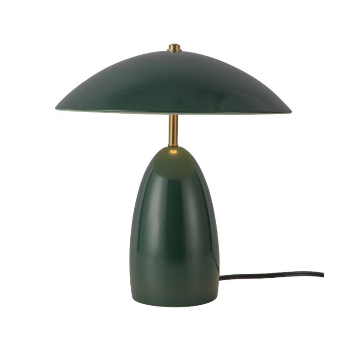 Alora Mood TL437012 Poppy 1-lt 14" Tall LED Table Lamp - Pine Green