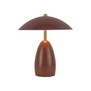 Alora Mood TL437409 Poppy 1-lt 11" Tall LED Table Lamp - Burgundy