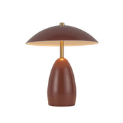 Alora Mood TL437409 Poppy 1-lt 11" Tall LED Table Lamp - Burgundy