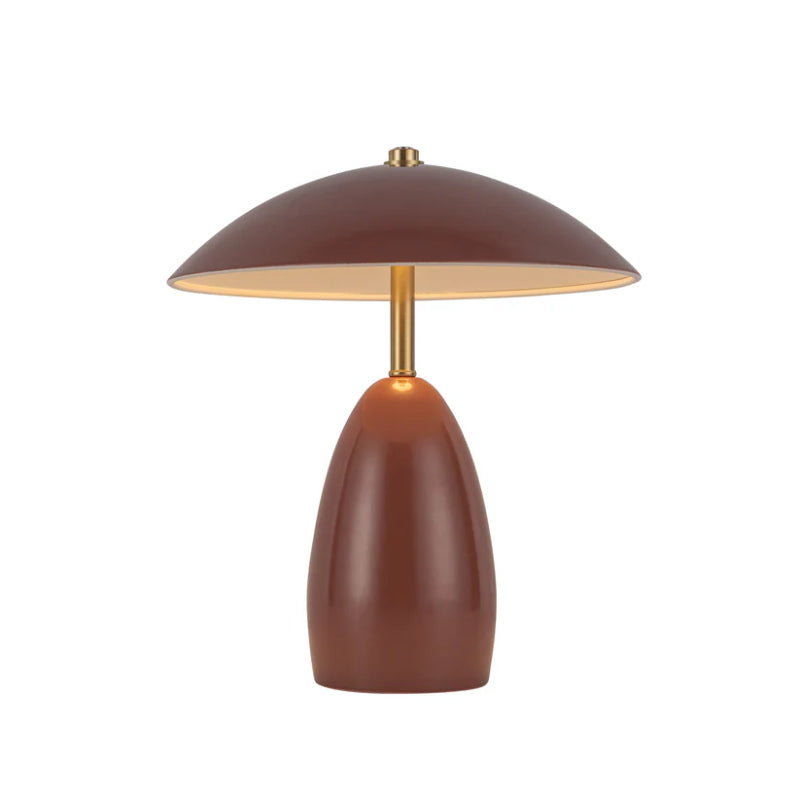Alora Mood TL437409 Poppy 1-lt 11" Tall LED Table Lamp - Burgundy