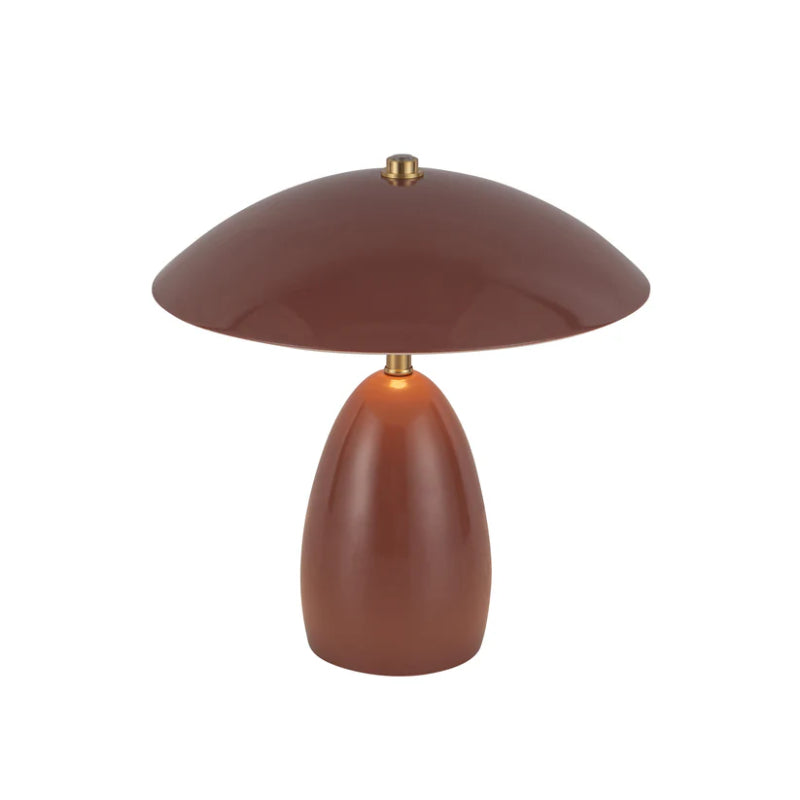 Alora Mood TL437409 Poppy 1-lt 11" Tall LED Table Lamp - Burgundy