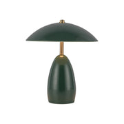 Alora Mood TL437409 Poppy 1-lt 11" Tall LED Table Lamp - Pine Green