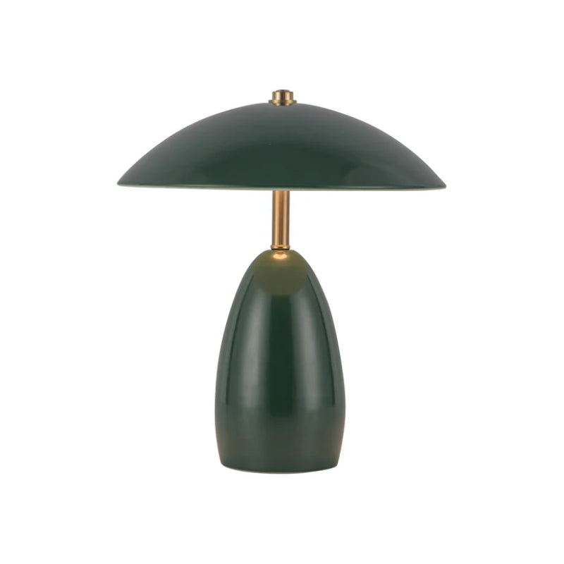 Alora Mood TL437409 Poppy 1-lt 11" Tall LED Table Lamp - Pine Green