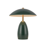 Alora Mood TL437409 Poppy 1-lt 11" Tall LED Table Lamp - Pine Green