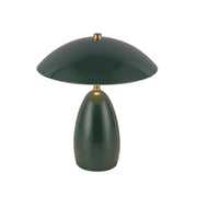 Alora Mood TL437409 Poppy 1-lt 11" Tall LED Table Lamp - Pine Green