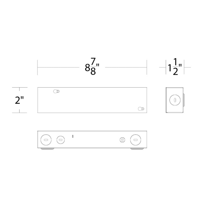 WAC PS-0600A-UR1 1 Channel 13.8W Remote Power Supply, 9-23VDC