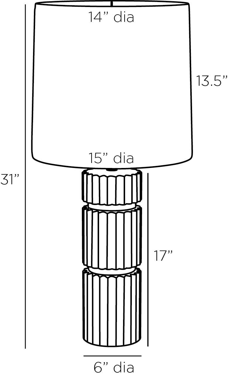 Arteriors Annika Lamp