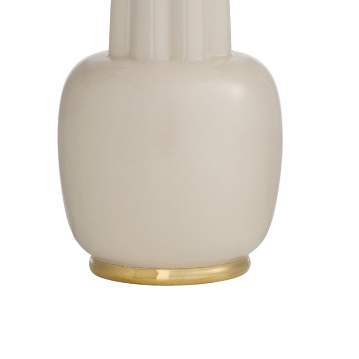 Arteriors 17496 Arlington 1-lt 31" Tall Table Lamp - Ivory Ceramic