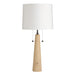 Arteriors Sidney 2-lt 34" Tall Table Lamp - Travertine