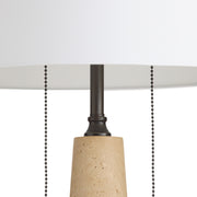 Arteriors Sidney 2-lt 34" Tall Table Lamp - Travertine