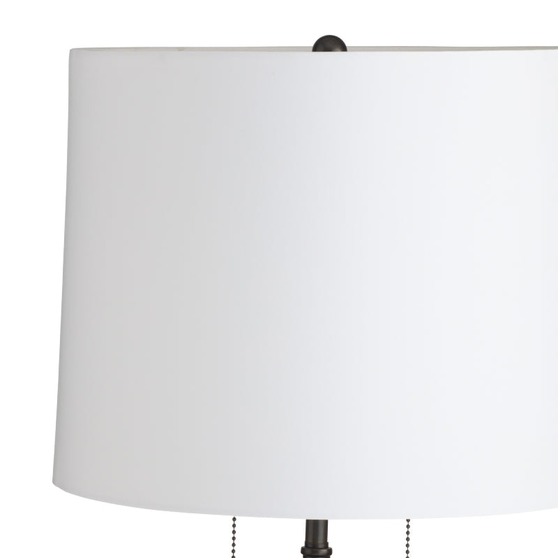 Arteriors Sidney 2-lt 34" Tall Table Lamp - Travertine
