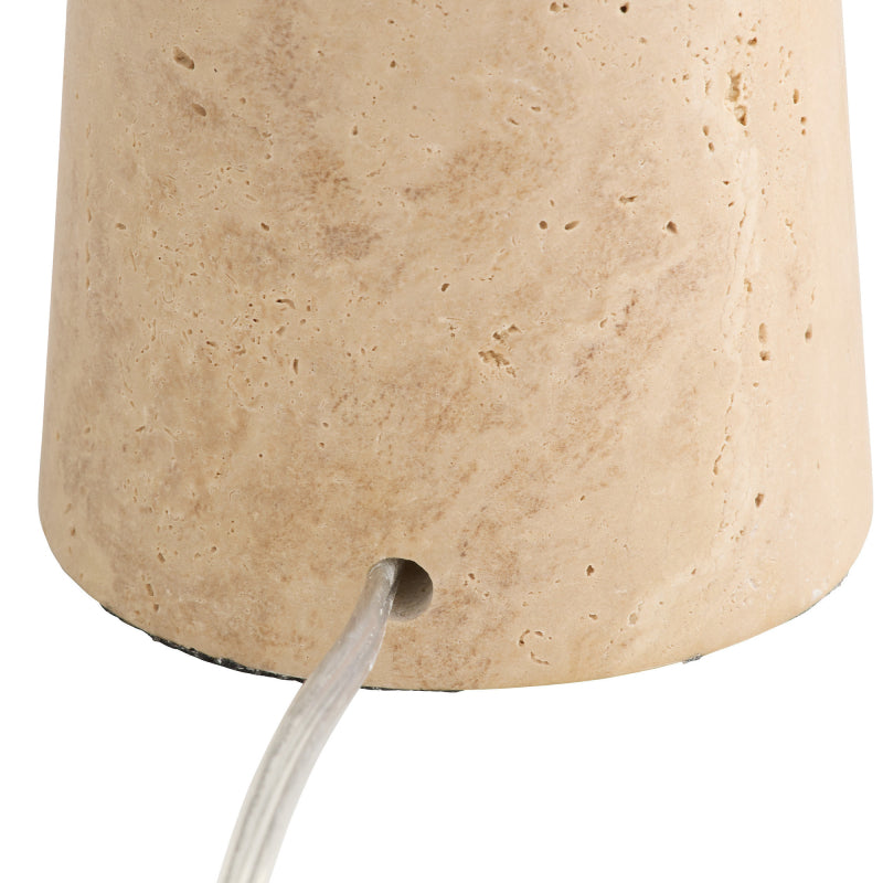 Arteriors Sidney 2-lt 34" Tall Table Lamp - Travertine