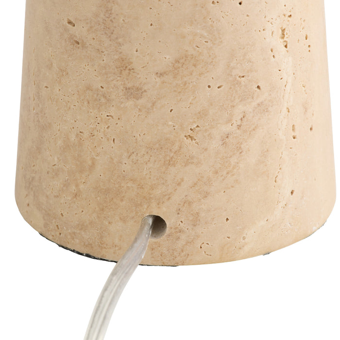 Arteriors Sidney 2-lt 34" Tall Table Lamp - Travertine