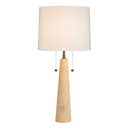 Arteriors Sidney 2-lt 34" Tall Table Lamp - Travertine