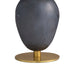 Arteriors PTC66 Aubrey 1-lt 27" Tall Table Lamp - Gray Flower Marble/Black Marble