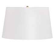 Arteriors PTC66 Aubrey 1-lt 27" Tall Table Lamp - Gray Flower Marble/Black Marble