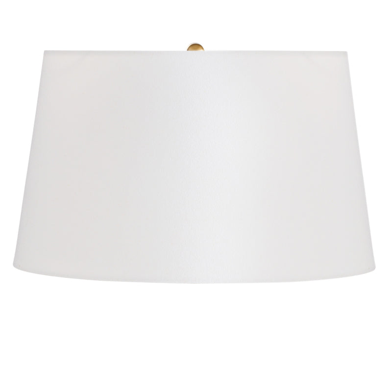 Arteriors PTC66 Aubrey 1-lt 27" Tall Table Lamp - Gray Flower Marble/Black Marble