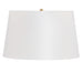 Arteriors PTC66 Aubrey 1-lt 27" Tall Table Lamp - Gray Flower Marble/Black Marble