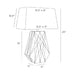 Arteriors PTI17 Gentry 1-lt 28" Tall Table Lamp