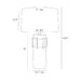 Arteriors PTI18 Folsom 1-lt 30" Tall Table Lamp