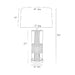 Arteriors PTI22 Gianna 1-lt 30" Tall Table Lamp