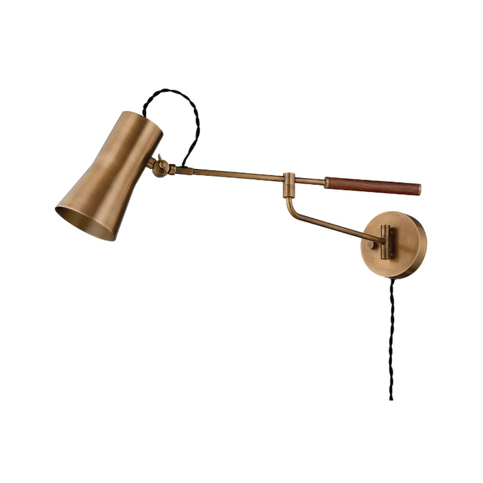 Troy PTL1308 Novel 1-lt 8" Tall Wall Sconce - Patina Brass