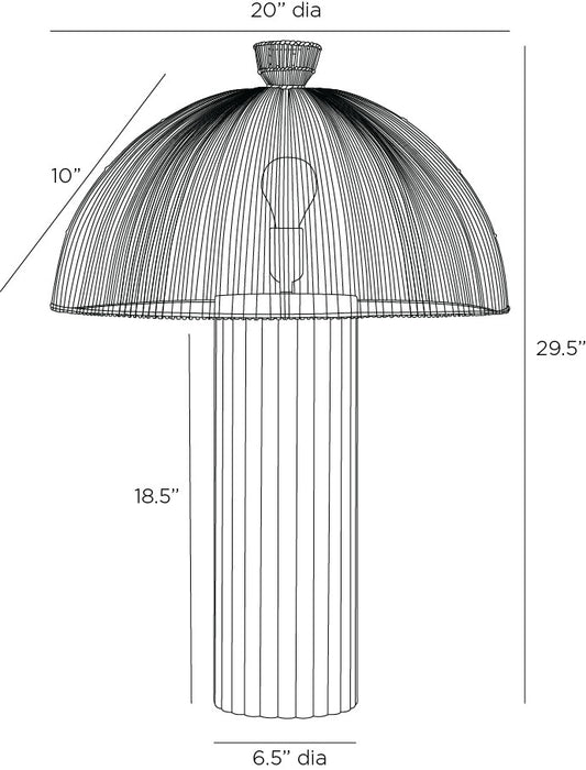 Arteriors Como Lamp