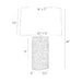 Arteriors PTS19-194 Felicity 1-lt 28" Tall Table Lamp