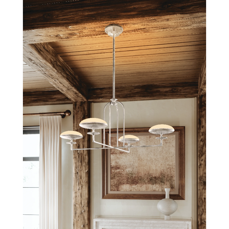Troy F2139 Pacific 4-lt 39" LED Chandelier