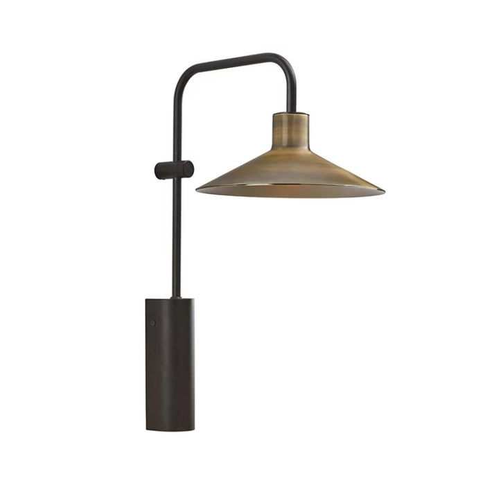 Bover Platet A/02 1-lt 16" Tall LED Wall Sconce-Antique Brass