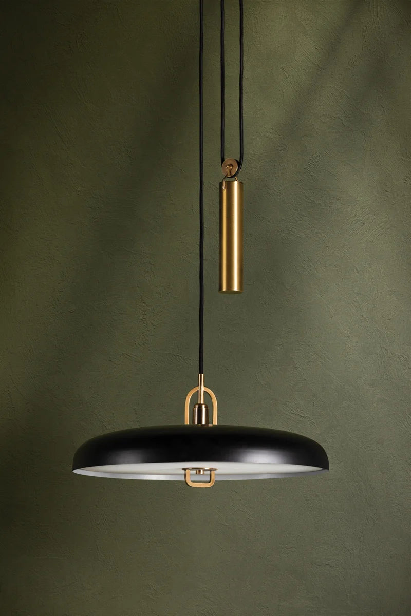 Troy F1618 Plummet 1-lt 18" LED Pendant - Soft Black