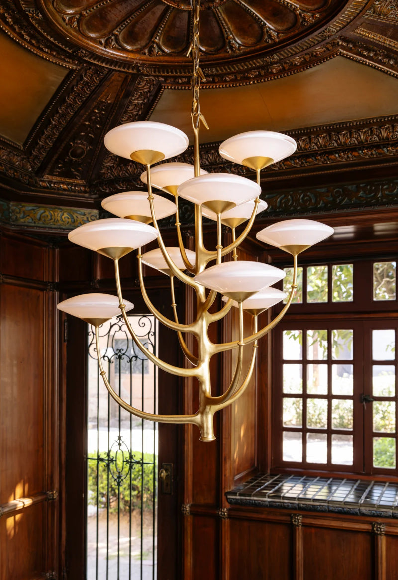 Corbett 589-34 Pluro 12-lt 72" LED Chandelier