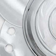 Crystorama ADD-331 Addis 16-lt 32" Flush Mount - Polished Chrome