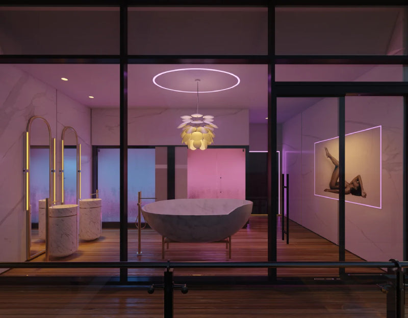 TruCirque .5A & 1A 24VDC Remote Power, Plaster-in LED System