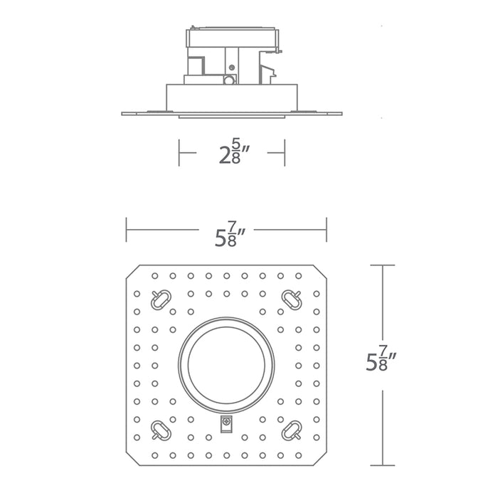 WAC R2ARAL Aether 2" Round LED Adjustable Trimless