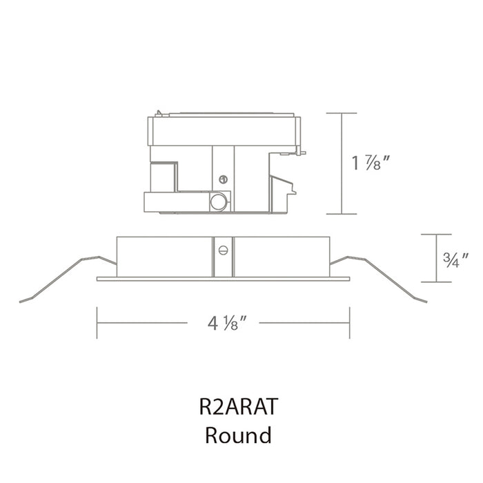 WAC R2ARAT Aether 2" Round LED Adjustable Trim