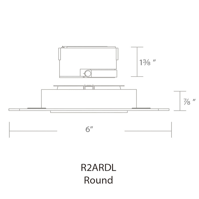 WAC R2ARDL Aether 2" Round LED Downlight Trimless