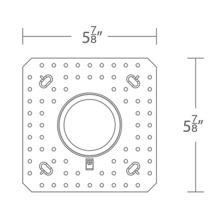 WAC R2ARWL Aether 2" Round LED Wall Wash Trimless