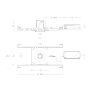 WAC R2BRA Ocularc 2.0 11W 2" Round 0° - 35° Adjustable LED Downlight, 5CCT
