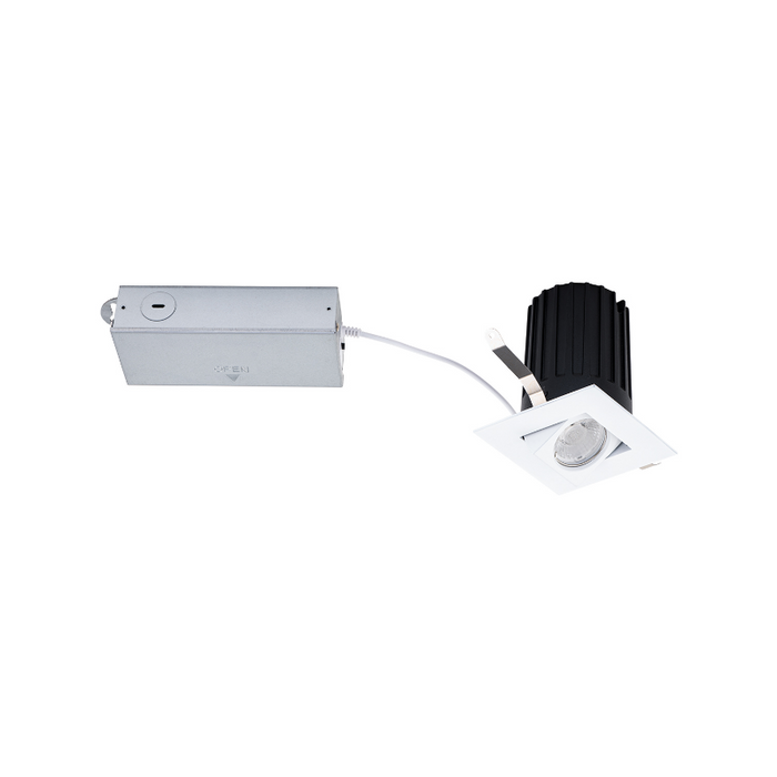 WAC R2BSA Ocularc 2.0 11W 2" Square 0° - 35° Adjustable LED Downlight, 5CCT