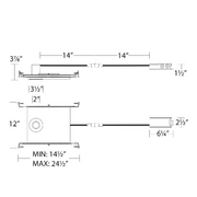 WAC R2DRDN Ion 9W 2" Round New Construction LED Downlight, 5CCT
