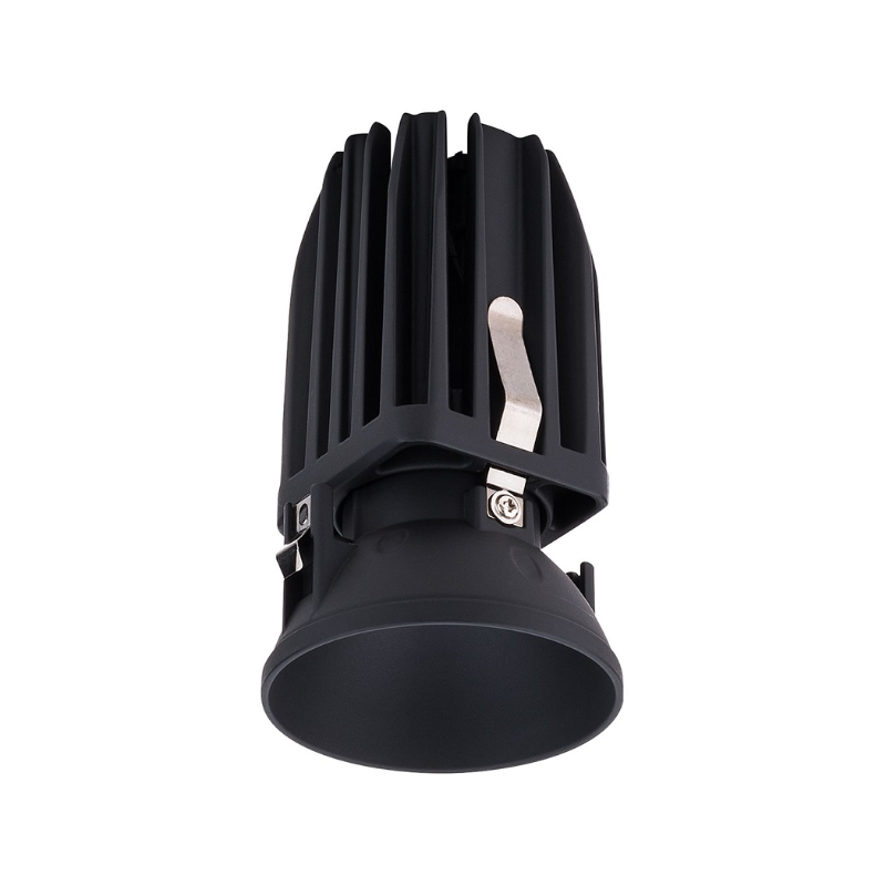 WAC R2FRDL-940 2" Round Downlight Trimless, 4000K - Black
