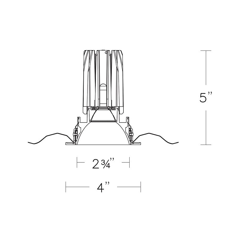 WAC R2FRDT-940 2" Round Downlight Trimmed, 4000K