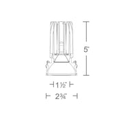 WAC R2FRPL 2" Round Pinhole Trimless, Dim-to-Warm