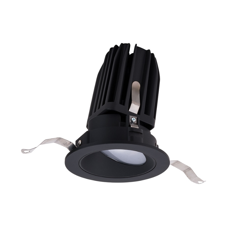 WAC R2FRWT-940 2" Round Wall Wash Trimmed, 4000K - Black